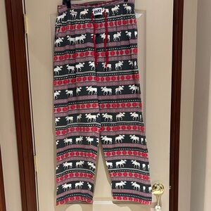 Lazy One Pajama Pants with Moose Print